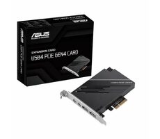 Asus rozširovacia karta USB4 PCIe Gen4 / PCIe 4.0 x4 / 2x USB4 Typ-C / 2x DP
