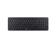 Rapoo E9310M Multi-mode šedá / Bezdrôtová klávesnica / 2.4 GHz / BT 4.0 a 5.0 / ultra-tenká / 2x AAA batérie