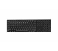 Rapoo E8020M Multi-mode čierna / Bezdrôtová klávesnica / 2.4 GHz / BT 3.0 a 5.0 / ultra-tenká / 2x AAA batérie