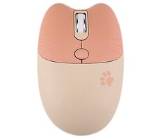 MOFII M3DM béžová / Bezdrôtová optická myš / Bluetooth / 2.4 GHz USB-A prijímač / 1600 DPI / 1x AA