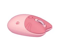 MOFII M3AG ružová / Bezdrôtová optická myš / 2.4 GHz USB-A prijímač / 1600 DPI / 1x AA