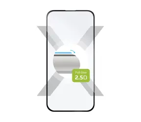 FIXED Ochranné tvrdené sklo Full-Cover pre Apple iPhone 16 PLUS lepenie cez celý displej čiernej