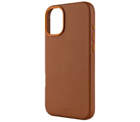 FIXED Kožený zadný kryt MagLeather s podporou MagSafe pre Apple iPhone 16 PLUS hnedý