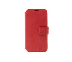 FIXED Kožené puzdro typu kniha ProFit pre Apple iPhone 16 PLUS červené