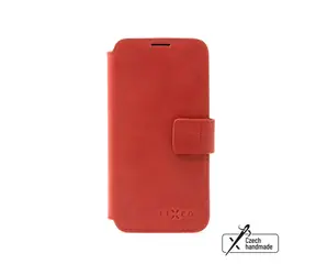 FIXED Kožené puzdro typu kniha ProFit pre Apple iPhone 16 PLUS červené