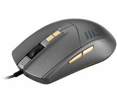 MSI M31 šedá / Herná optická myš / 3600 DPI / 7 tlačidiel / USB / 1.5m
