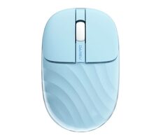 Dareu LM135D modrá / Bezdrôtová optická myš / 1200DPI / 3 tlačidlá / BT & 2.4G