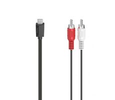 HAMA audio redukcia USB-C na 2 cinch zásuvky 1.5m