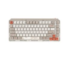 MIIIW Z830 ProMax coffee / Bezrdátová klávesnica / Bluetooth / 2.4GHz / RGB / US Layout 