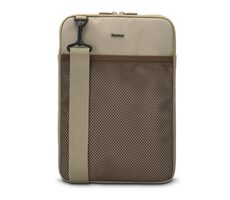 HAMA To Go 12.1" béžovo-hnedá / obal na notebook / tablet / popruh na rameno