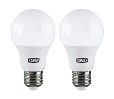 Xavax LED žiarovka 2ks / Pätica E27 / 806 lm (nahrádza 60 W) / teplá biela