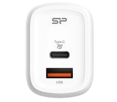 Silicon Power Boost Charger biela / nabíjačka / USB-A / USB-C / 30W / QC / PD