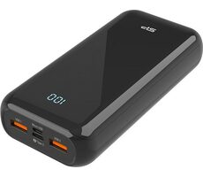 Silicon Power QS28 čierna / Powerbanka / 20000 mAh / 2x USB-A / USB-C / microUSB