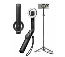 Spigen MagSafe SelfieStick Tripod selfie tyč čierna
