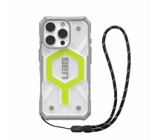 UAG Pathfinder Clear Magsafe ochranný kryt pre Apple iPhone 16 Pro active neon lanyard