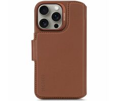 Decoded Leather Detachable Wallet odnímateľné kožené púzdro pre Apple iPhone 16 Pre hnedá