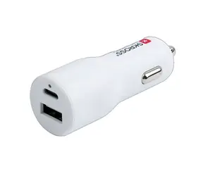 SKROSS USB A+C nabíjací autoadaptér Dual Car Charger / 20W PD