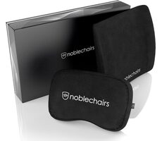 noblechairs Sada vankúšov z pamäťovej peny čierna / pre stoličky EPIC & ICON & HERO & Legend