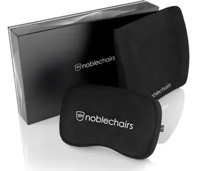 noblechairs Sada vankúšov z pamäťovej peny čierna / pre stoličky EPIC & ICON & HERO & Legend