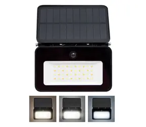 Solight WL913 LED solárny reflektor so senzorom / 6W / 660lm / 3CCT / Li- ION