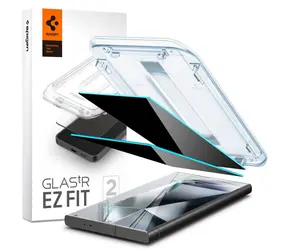 Spigen Glass TR EZ Fit Privacy 2 Pack ochranné sklo pre Samsung Galaxy S24 Ultra
