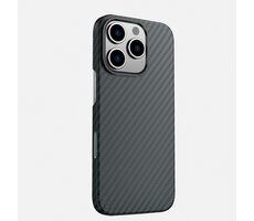 Swissten MagCarbon púzdro pre Apple iPhone 16 PLUS čierna