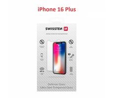 Swissten Ochranné temperované sklo pre Apple iPhone 16 PLUS