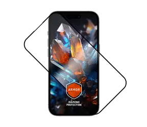 FIXED Ultra odolné tvrdené sklo Armor s Anti-dust aplikátorom a AR vrstvou pre Apple iPhone 14 Pro /čierne