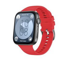 FIXED Silikónový remienok Silicone Strap pre Huawei Watch FIT 3 červený