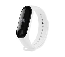 FIXED Silikónový remienok Silicone Strap pre XIAOMI Mi Band 3/4 biely