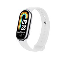 FIXED Silikónový remienok Silicone Strap pre XIAOMI Mi Band 8/ SMART Band 9 biely