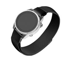 FIXED Sieťovaný nerezový remienok Mesh Strap pre Garmin QuickFit 20mm čierny