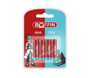 Boffin Batéria AAA 4ks / 1.5V / alkalické / v blistri 