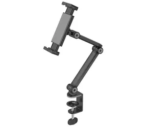 Neomounts DS15-545BL1 čierna / Držiak tabletu na stôl / 4.7-12.9" / náklon / rotácia 360° / 3 čapy 