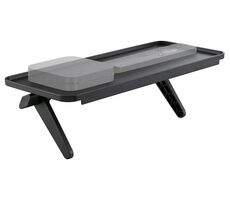 Neomounts AWL28-220BL1 čierna / Univerzálna polička k televízii / 300 x 127 x 14 mm