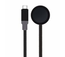 Tactical Recce 3:20 kábel pre Apple Watch čierna/sivá