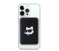 Karl Lagerfeld Embossed Choupette Head MagSafe Powerbanka 5000mAh čierna
