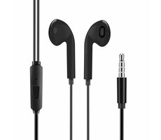 OBAL:ME Drôtové Slúchadlá 3.5mm Jack čierna / s mikrofónom / 1.2 m