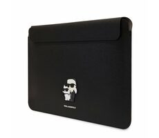 Karl Lagerfeld Saffiano Karl and Choupette Obal na Notebook 15/16" čierna