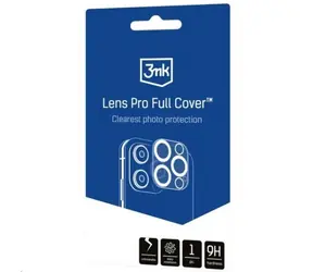 3mk Lens Pro Full Cover sklo na fotoaparát pre Apple iPhone 14 Pro/14 Pro Max