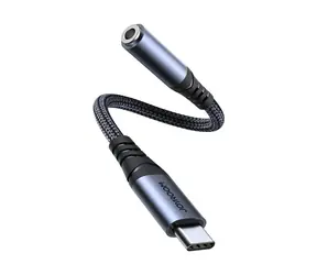 Joyroom SY-C01 Audio adaptér USB-C (M) - Jack 3.5mm (F) čierna 