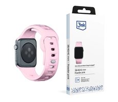 3mk Silicone Watch Strap pre Apple 38/40/41 mm Powder Pink