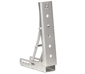 Heusinkveld Rest Pedal strieborná / Podnožka pre závodné simulátory / 4 mm 