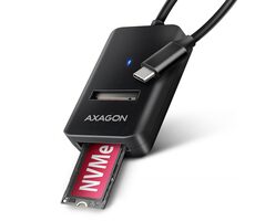 Axagon ADM2-CM USB-C 10Gbps - M.2 NVMe & SATA SSD adaptér, kábel USB-C 10cm