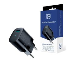 3mk Hyper GaN Charger sieťová nabíjačka 33W čierna