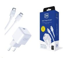 3mk Hyper Charger PD 25W sieťová nabíjačka + kábel USB-C