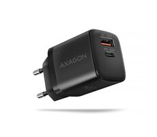 Axagon ACU-PQ20 čierna / nabíjačka do siete / 1x USB-A / 1x USB-C / 20W / Quick Charge