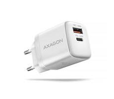 Axagon ACU-PQ20W biela / nabíjačka do siete / 1x USB-A / 1x USB-C / 20W / Quick Charge