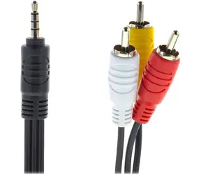 Sencor SAV 150-015 prepojovací kábel 3.5mm jack- 3xRCA M 1.5 m