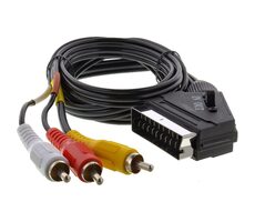 Sencor SAV 163-015 SCART-3RCAM s prepínačom